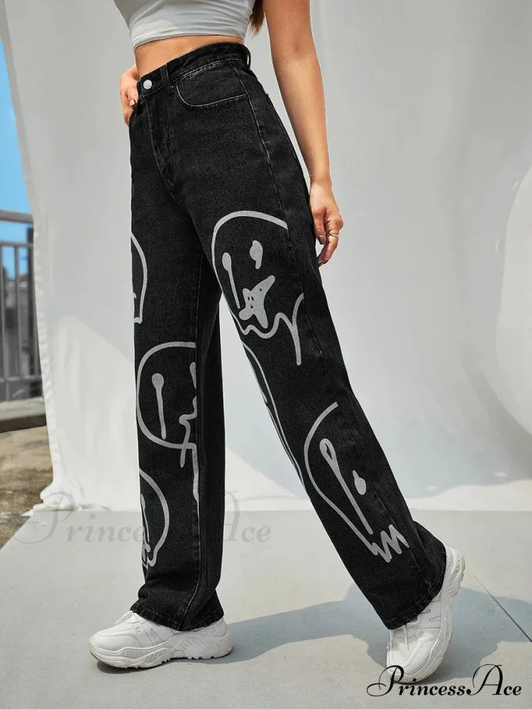 Gothic Ghost Cartoon Halloween Pants