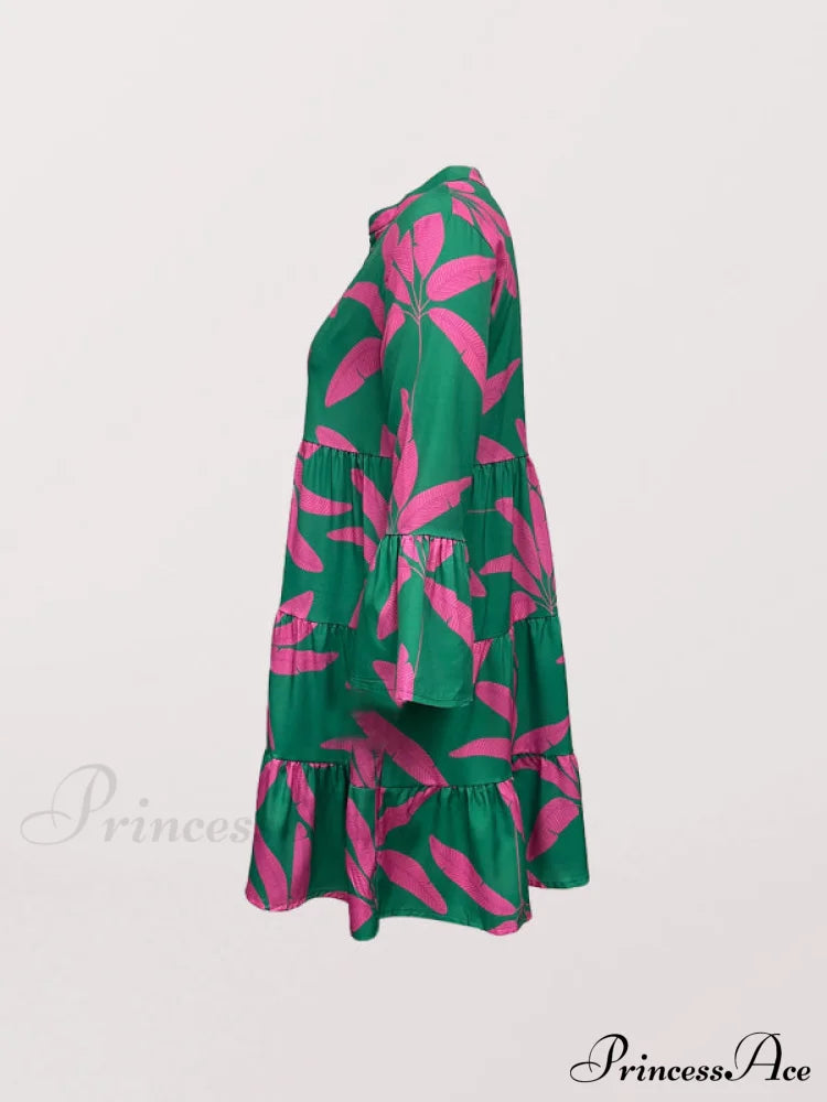 Gown For Design Bell Flowered Arm Women Coats-L