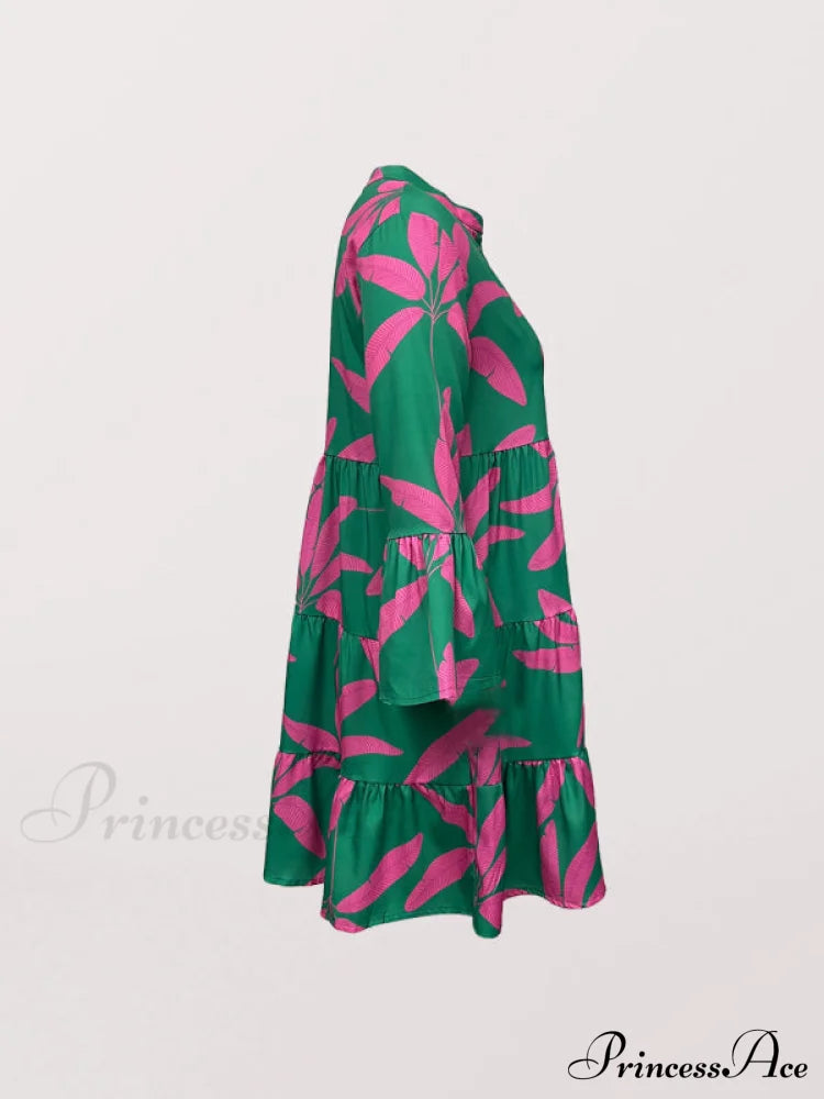 Gown For Design Bell Flowered Arm Women Coats-L