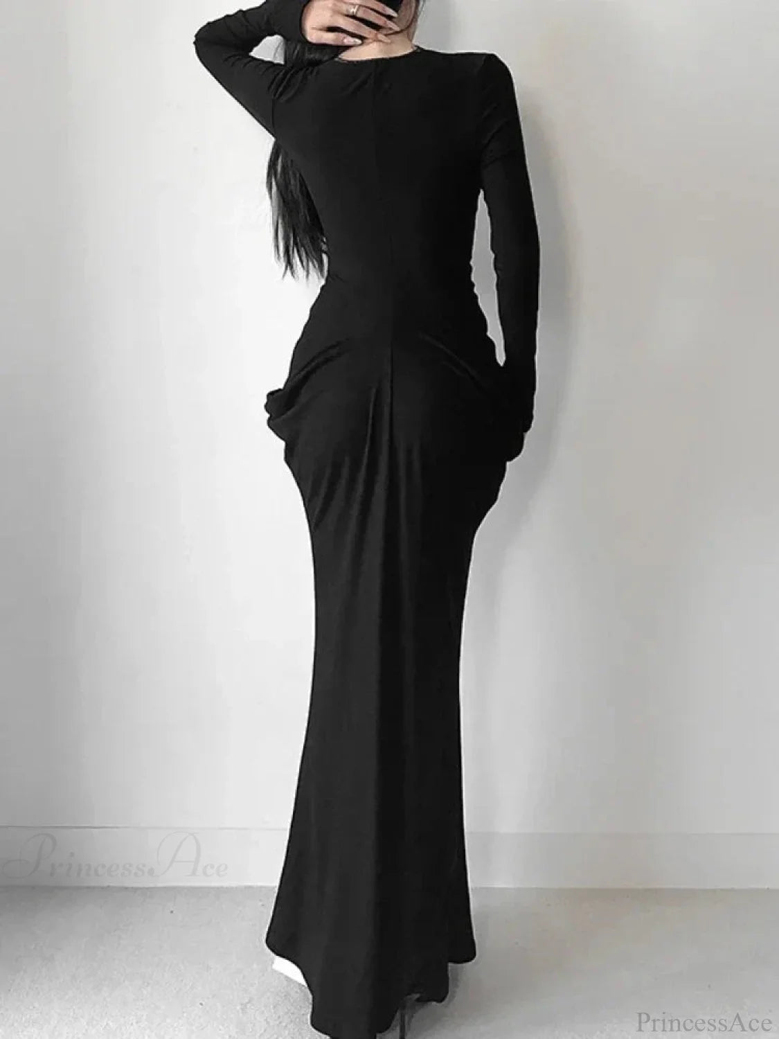 Graceful Lace Patchwork Corset Long Dress