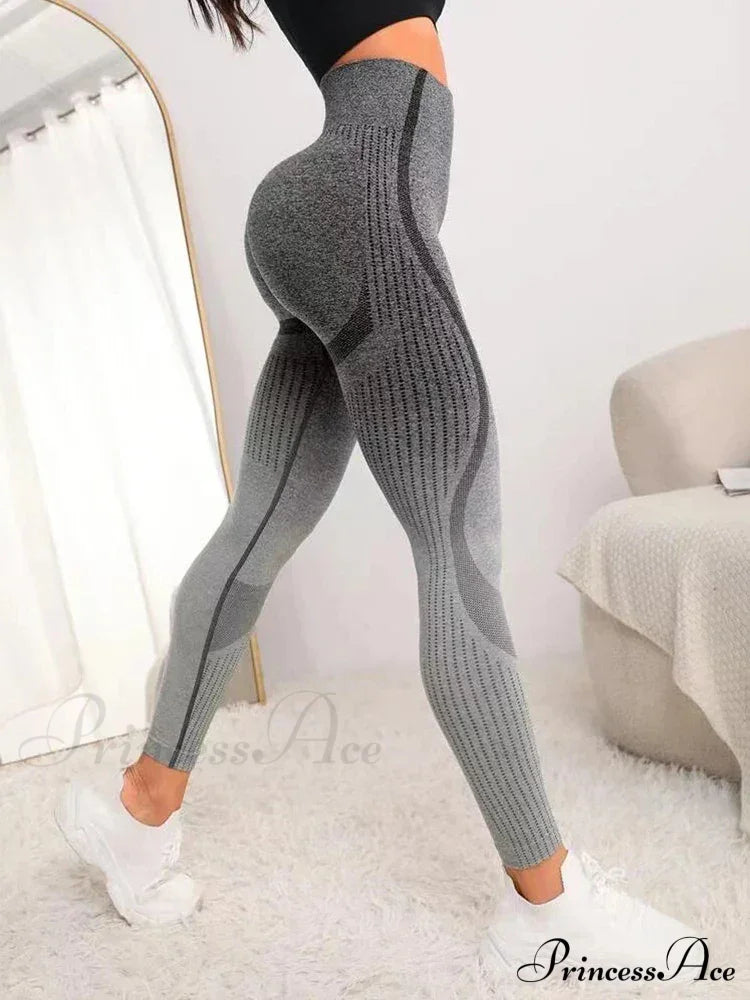 Gradient Seamless Gym Fitness Workout Yoga Legging