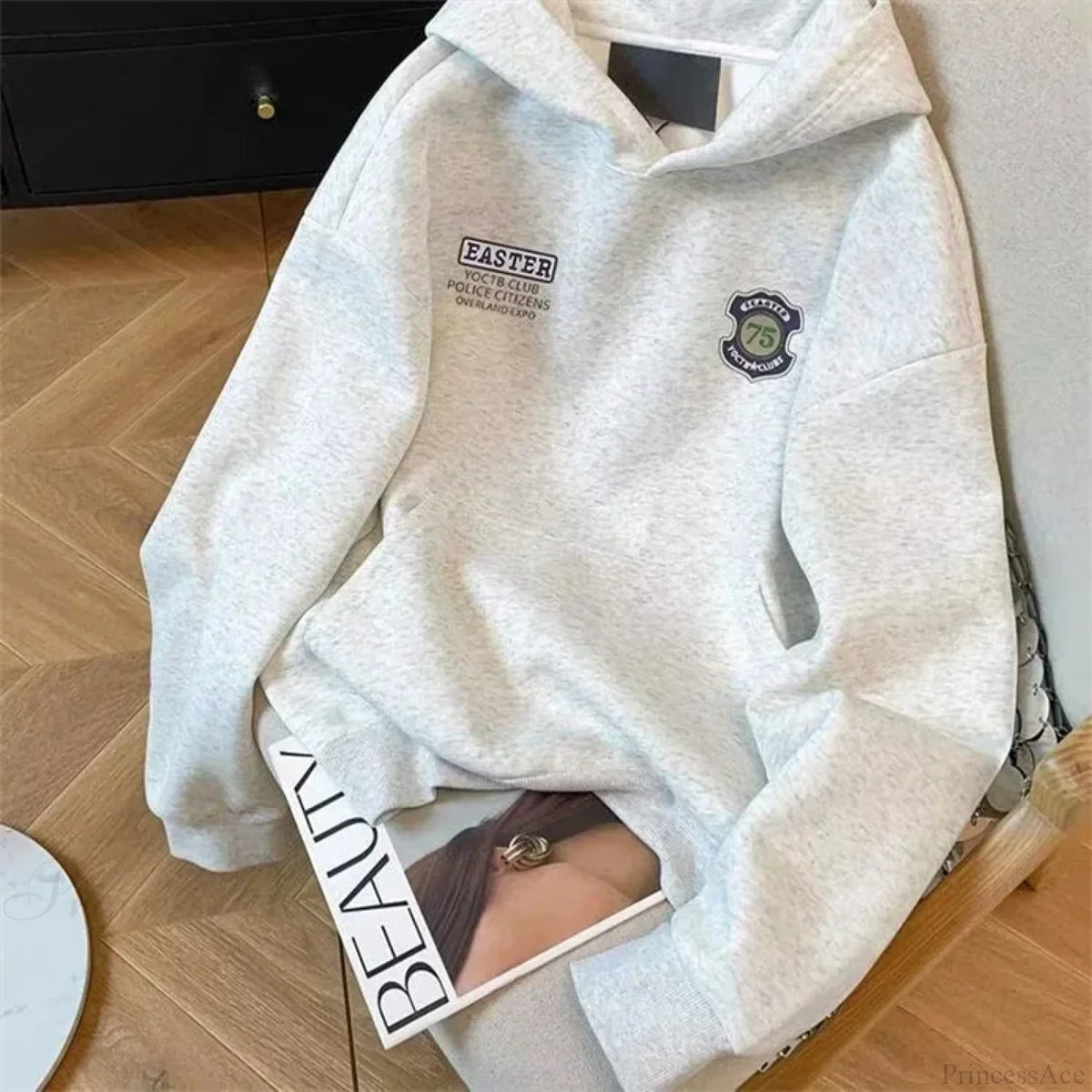 Graphic Printed Vintage Hoodie