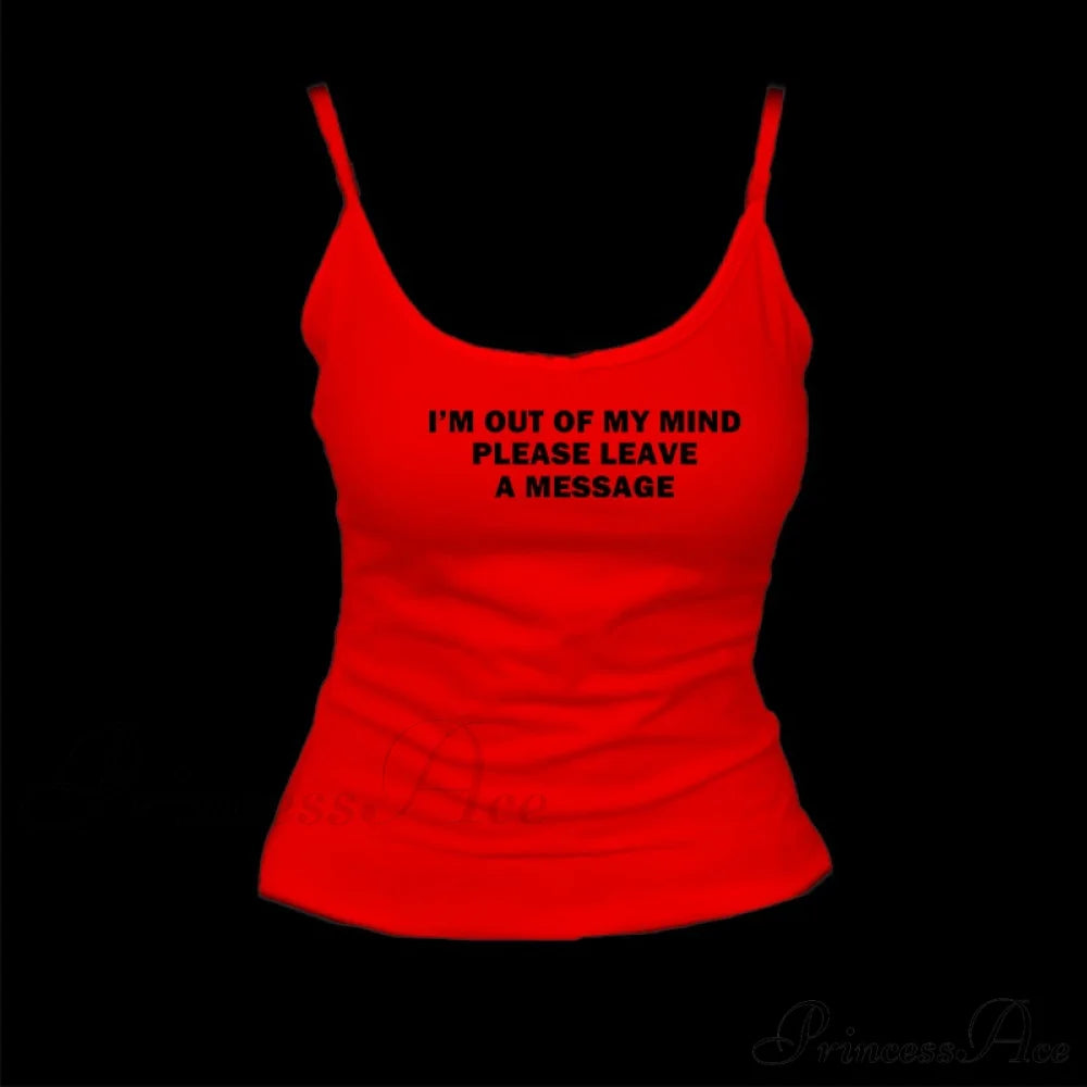 Graphic Text Cami Top - Free From Label