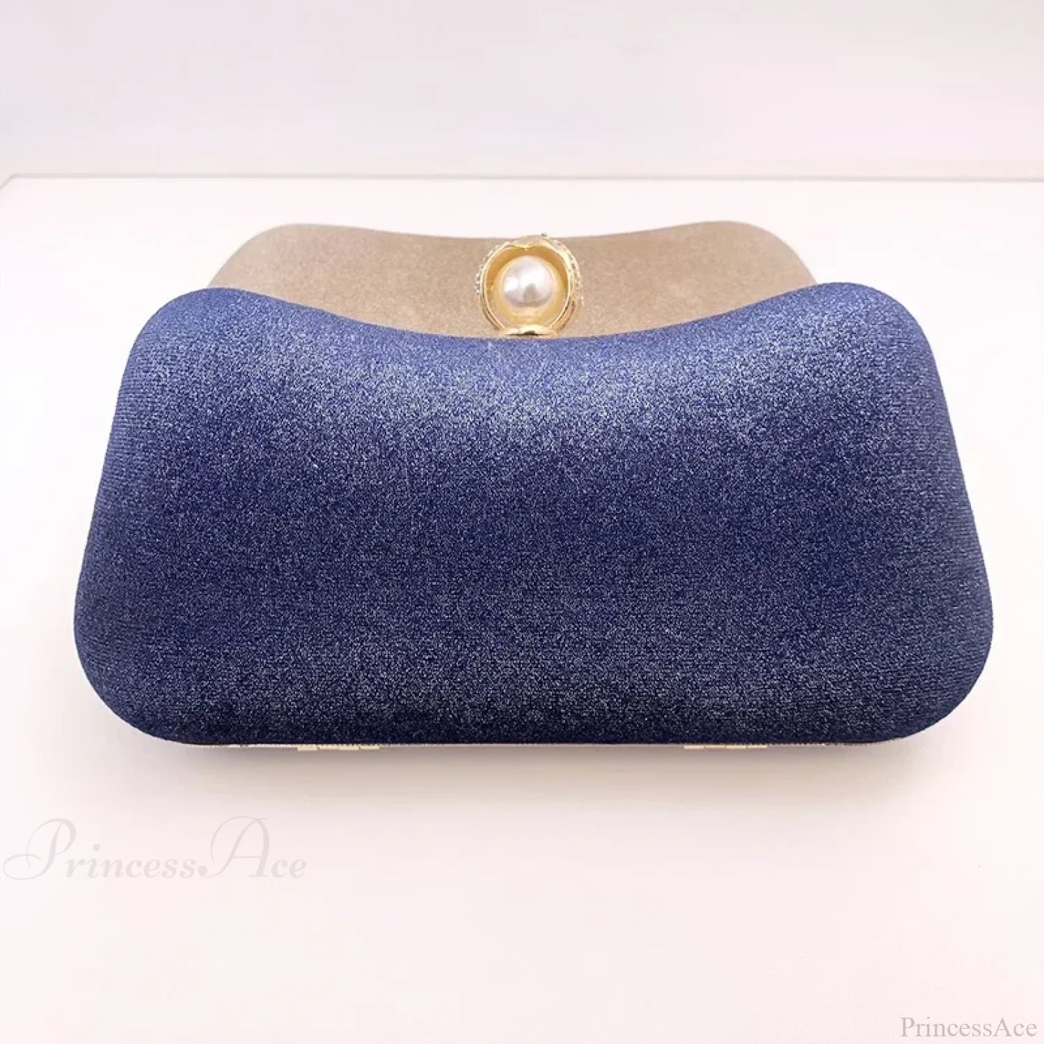 Green Vintage Wedding Evening Clutch Bag Dark Blue / 20x5x11cm clutchbag-250126
