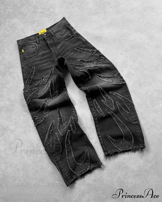 Grunge Y2K Retro Casual Halloween Pants 1 / S