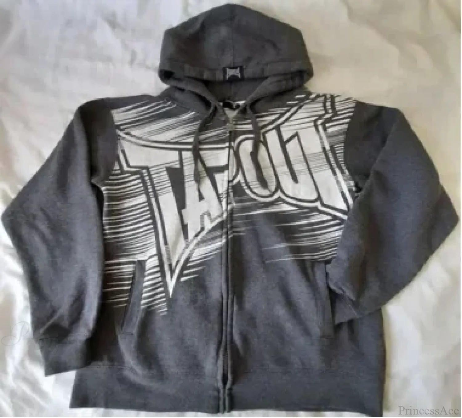 Grunge Zip Up Sweatshirt black 2 / M