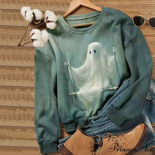 Halloween For Casual Sweatshirt Wear Blouses