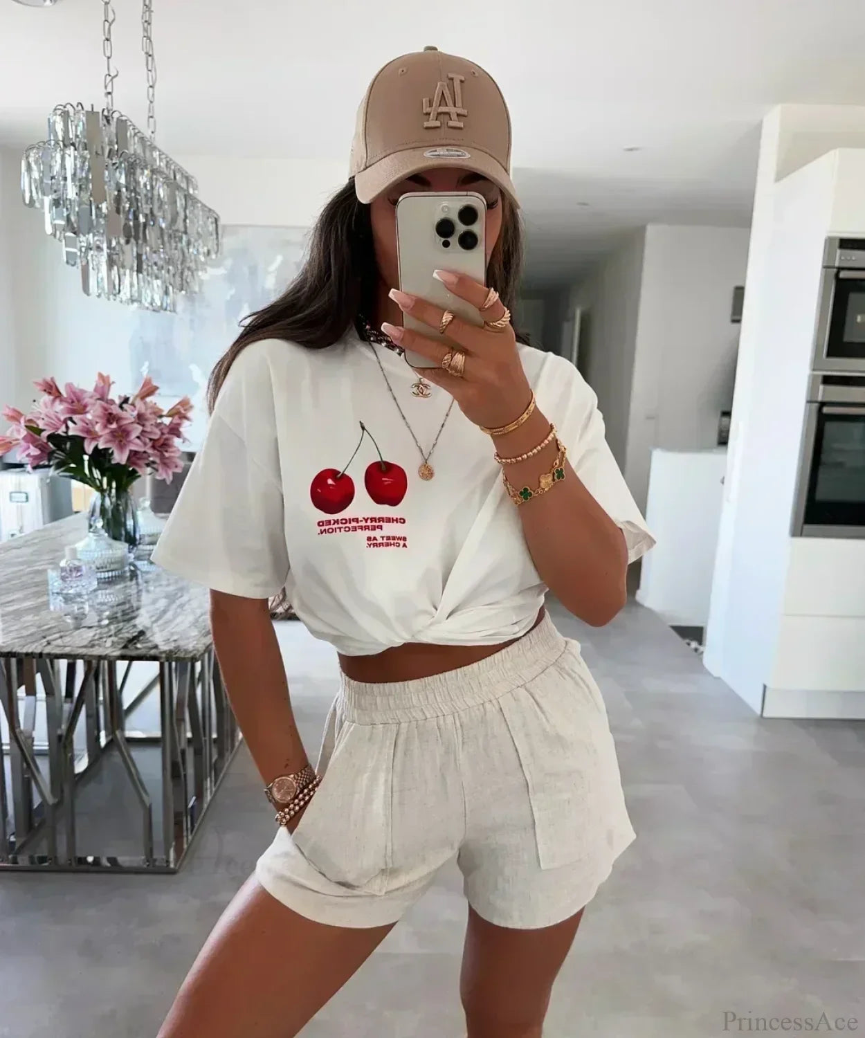 Harajuku Casual Summer Food T-shirt white8 / S t-shirt-250223