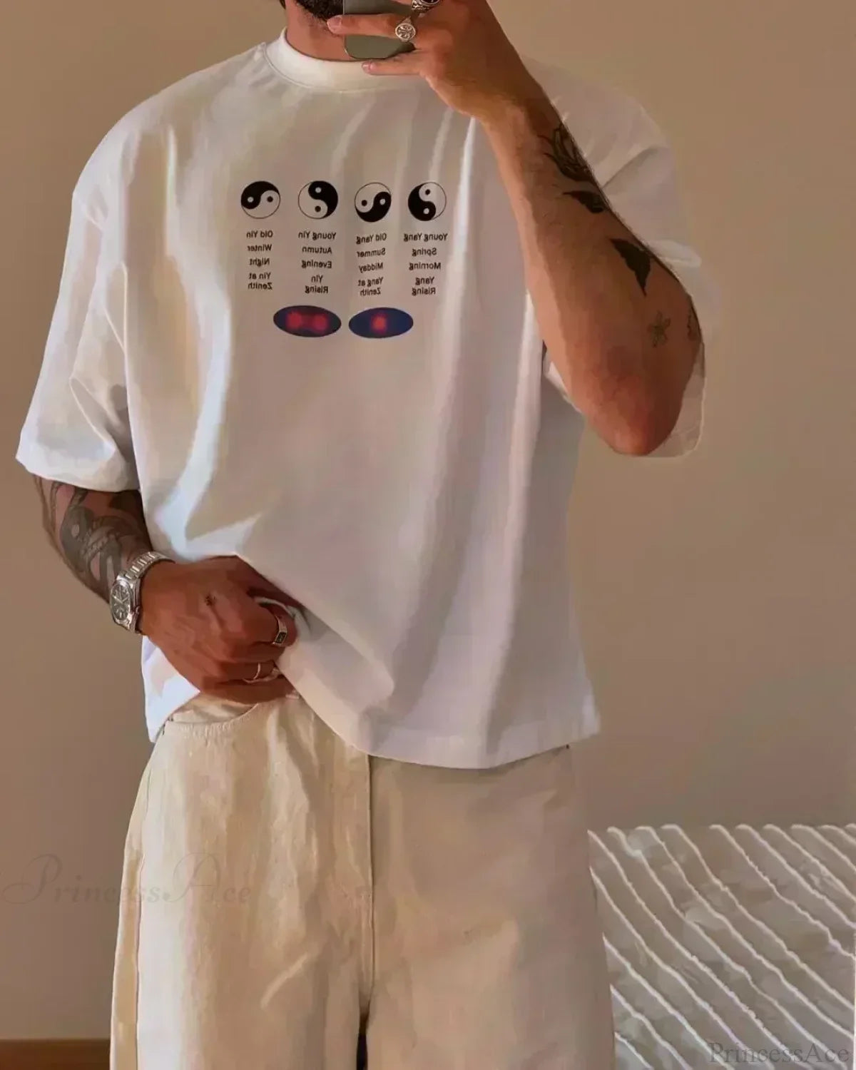 Harajuku Vintage Gothic Graphic T-shirt white5 / S t-shirt-250223