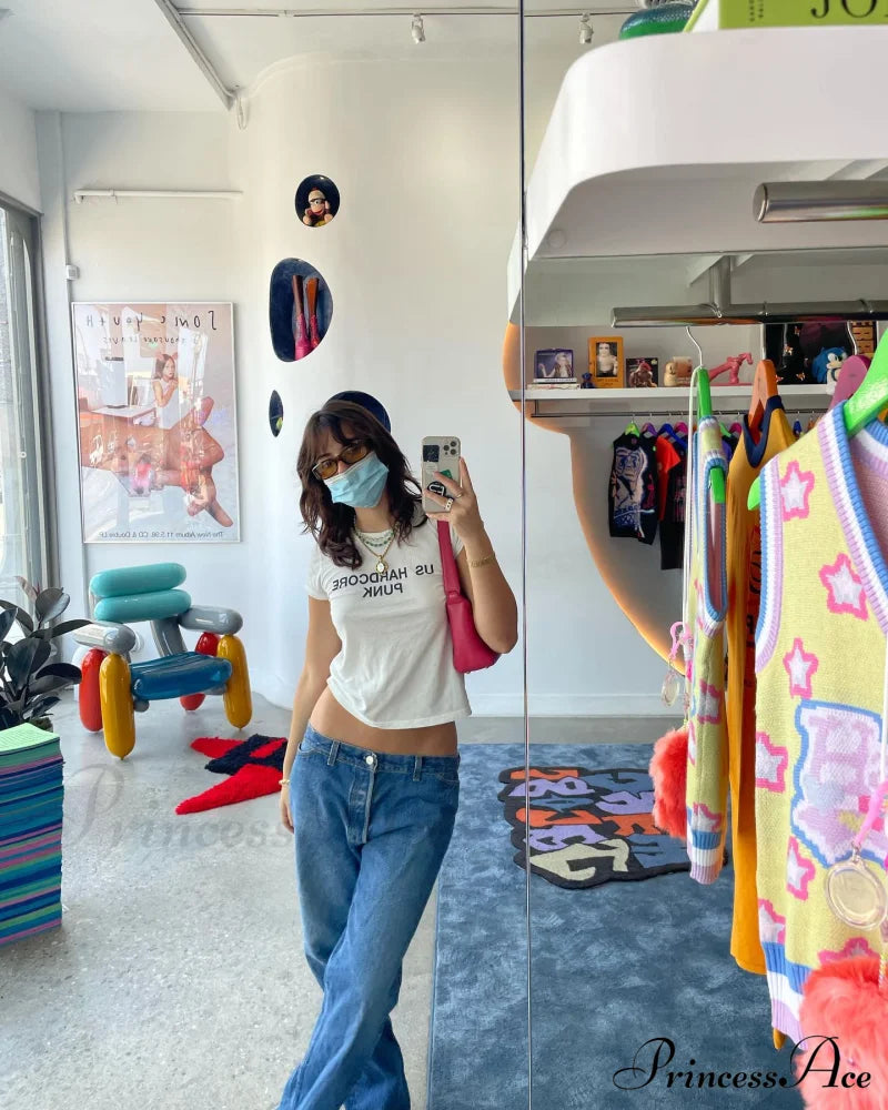 Hardcore Punk Stylish Graphic Tshirt Shirts & Tops