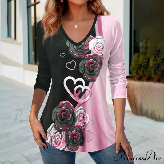 Heart Flowered & T-Shirt Blouses