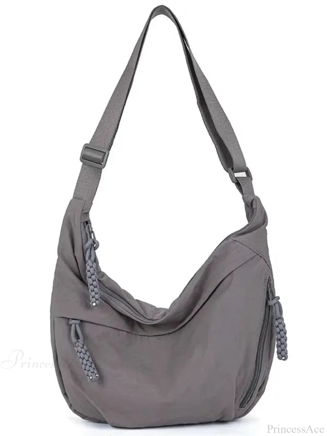 High Capacity Nylon Crossbody Messenger GRAY crossbody-250126