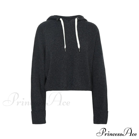 High Quality Luxury Cozy Woolen Stylish Comfortable 100% Warm Sweater Dark Grey / S Sweaters-L