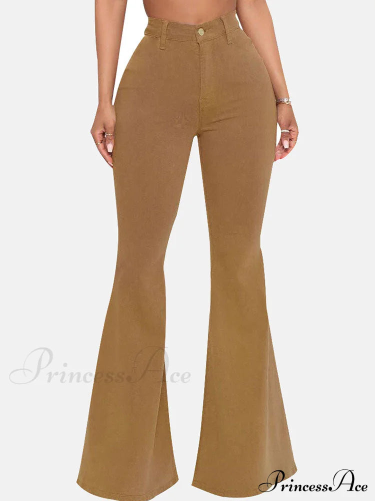 High-Slit Long Graceful Pleated Maxi Skirt Jeans