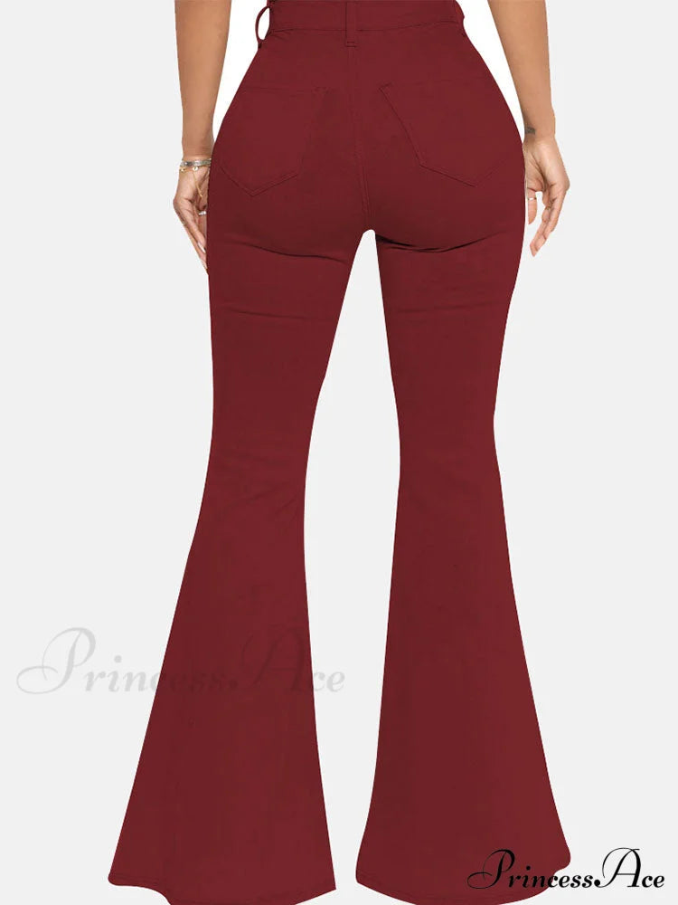 High-Slit Long Graceful Pleated Maxi Skirt Jeans