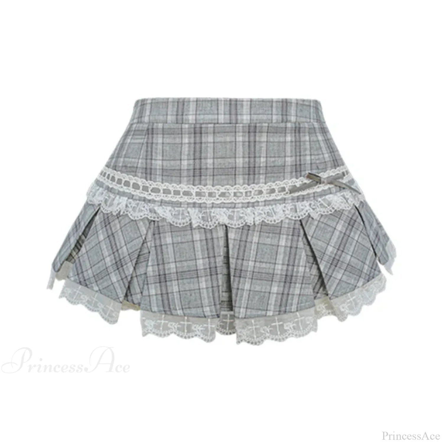 High Waist Cake Lace Vintage Skirt