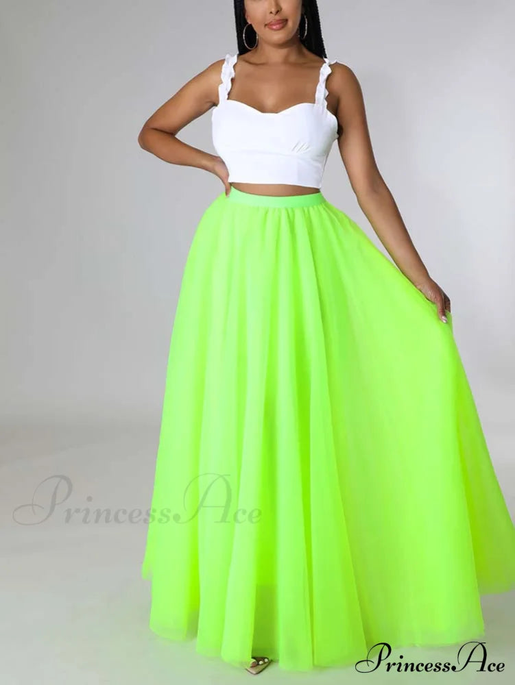 High Waist Side Trendy Slit Pu Skirt Skirts