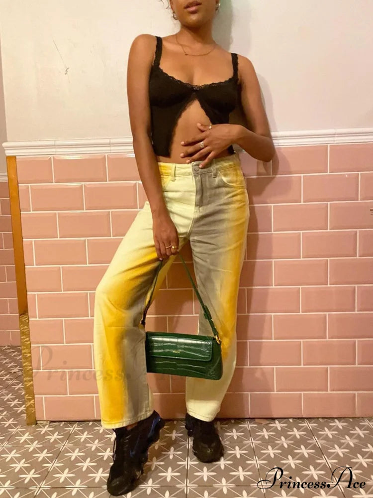 High Waisted Graceful Fringe Skirt Straight Leg Pants