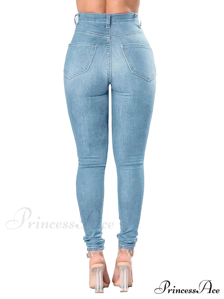 High Waisted Graceful Gradient Pants Jeans