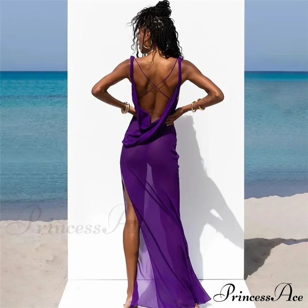 Holiday Beachwear Maxi Dress