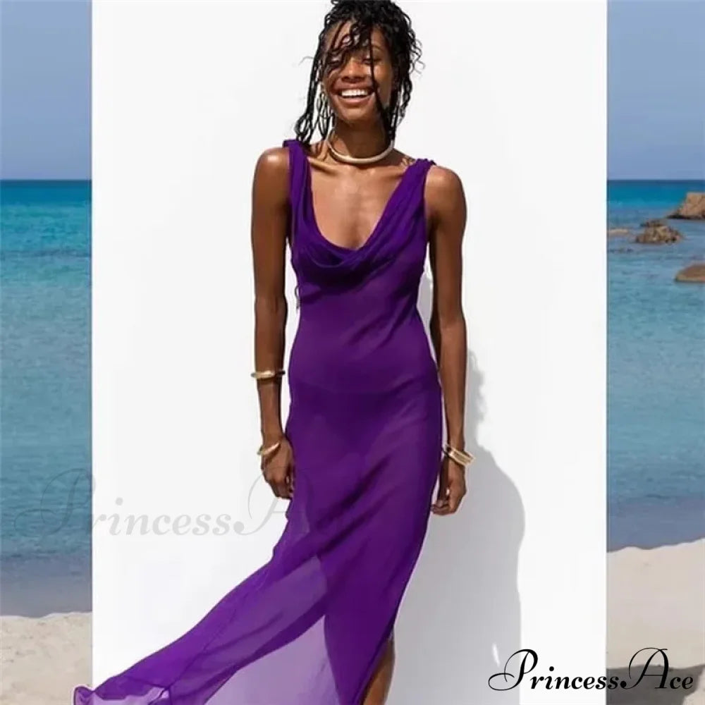 Holiday Beachwear Maxi Dress