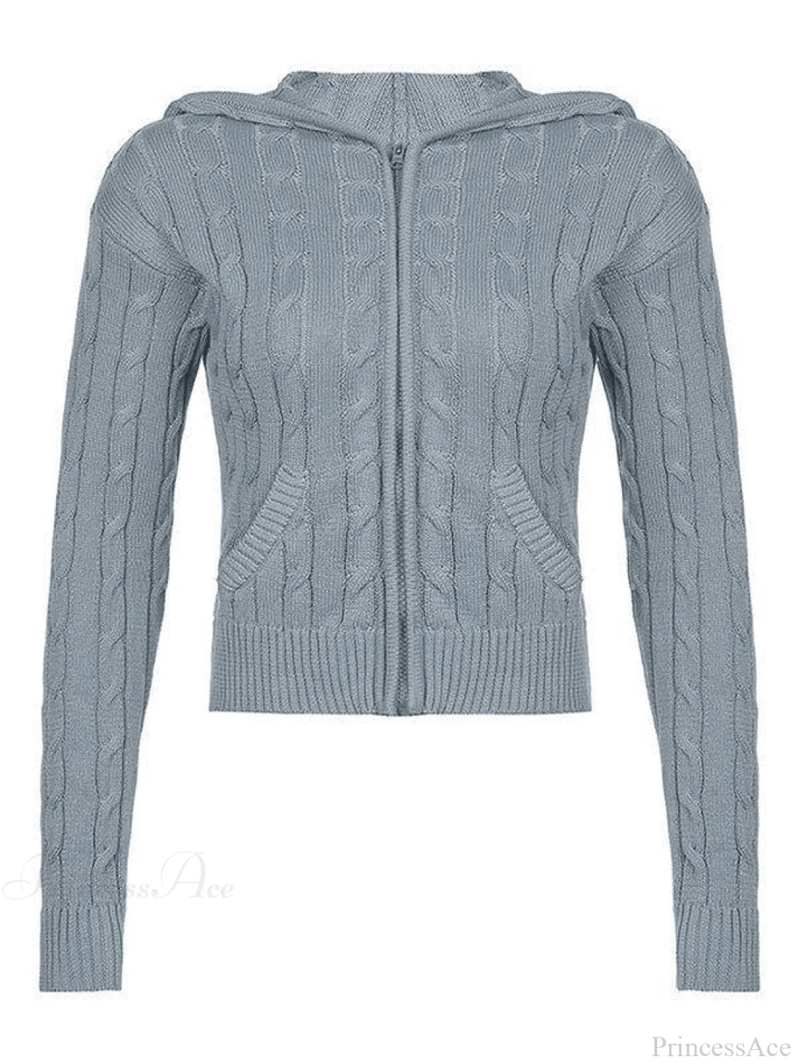 Hooded Button Graceful Front Knit Cardigan Sweaters