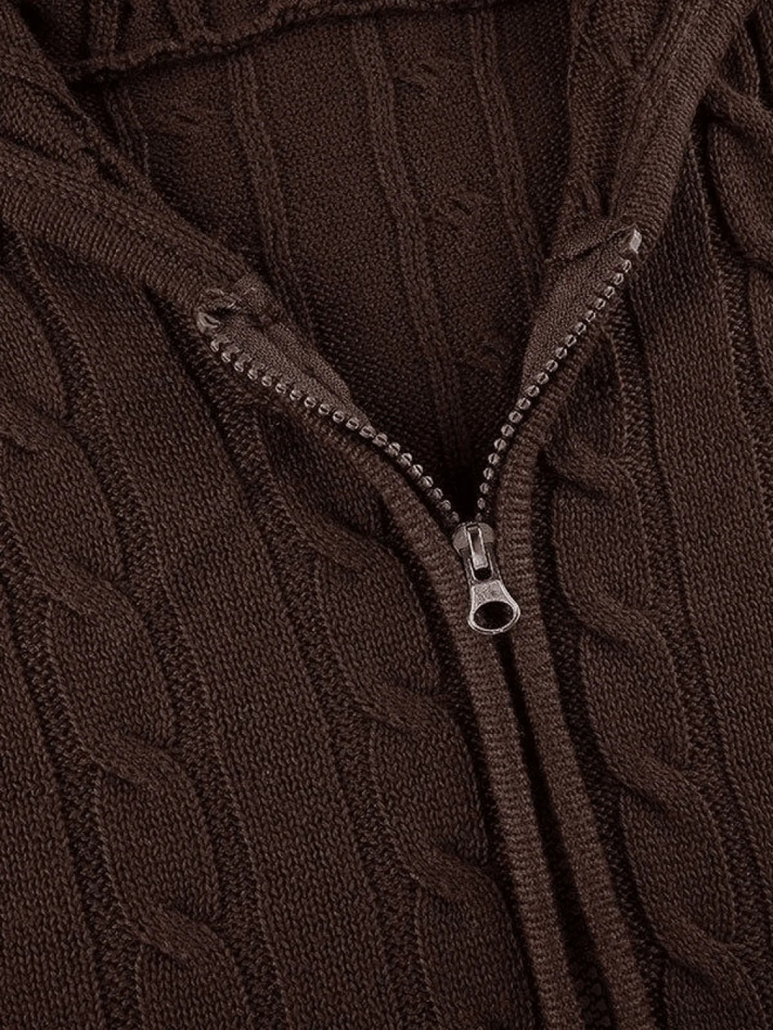 Hooded Button Graceful Front Knit Cardigan Sweaters