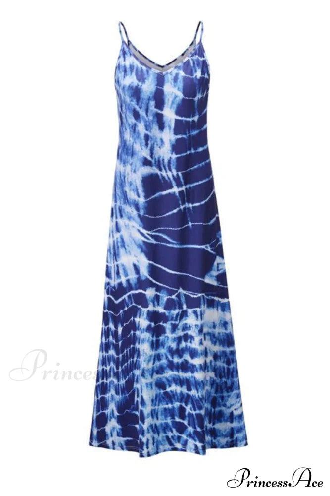 Hot Deep V Print Modern Floral Women Formal Maxi Dress Dresses