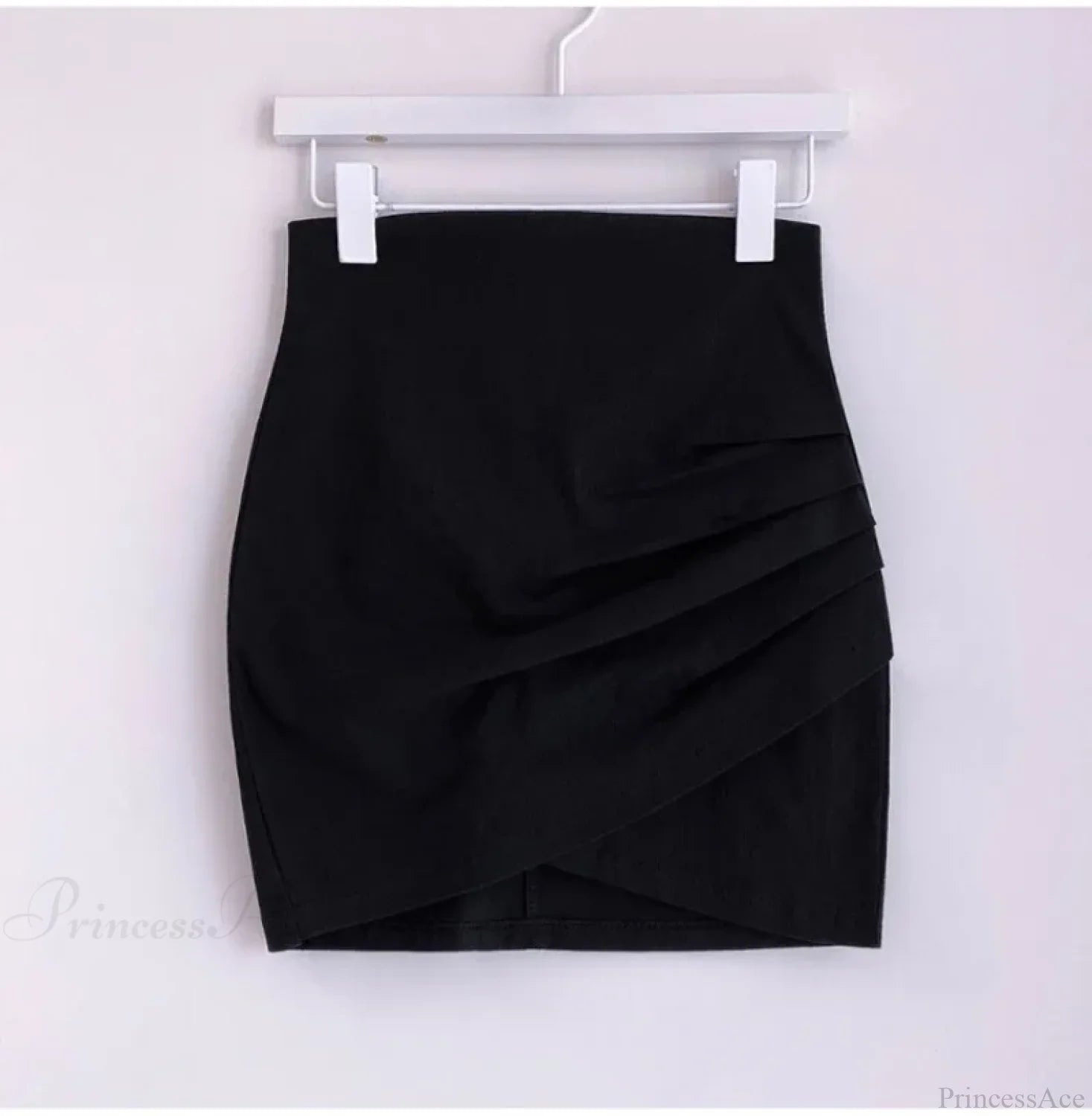 Irregular Pencil Elastic Skirt