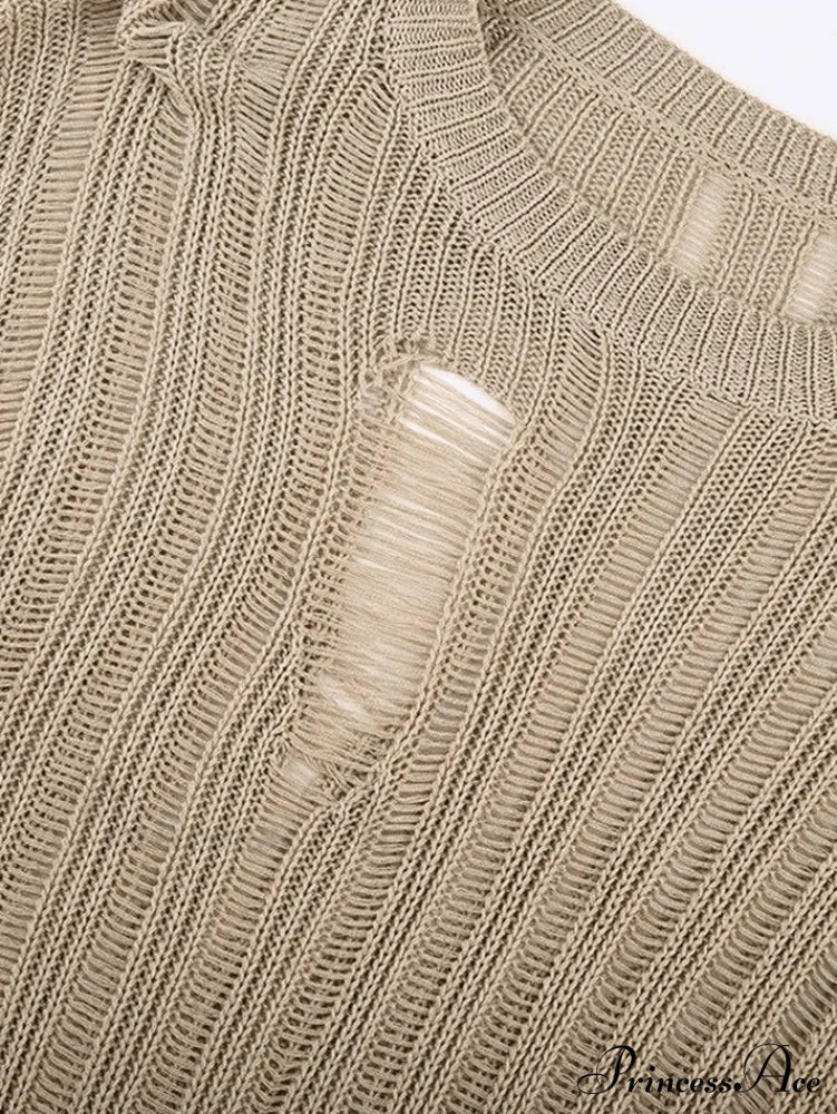 Irregular Slit Graceful Rib Midi Dress Sweaters