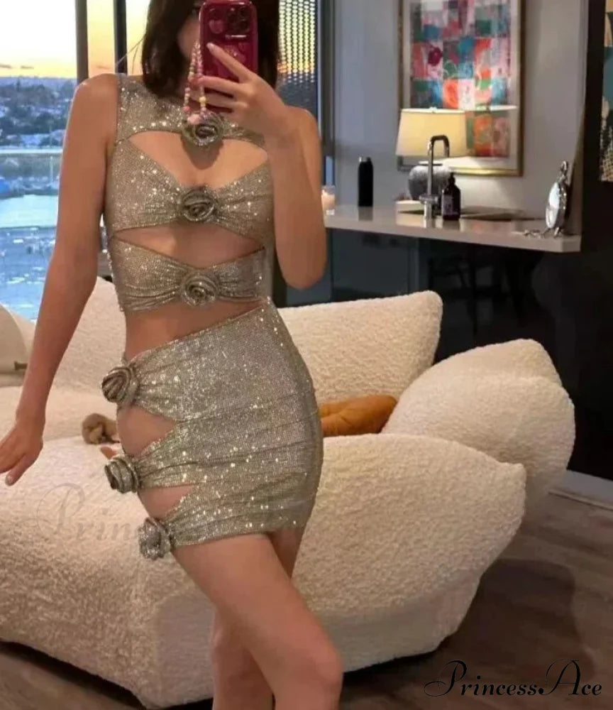 Ivet Elegant Mini Dress