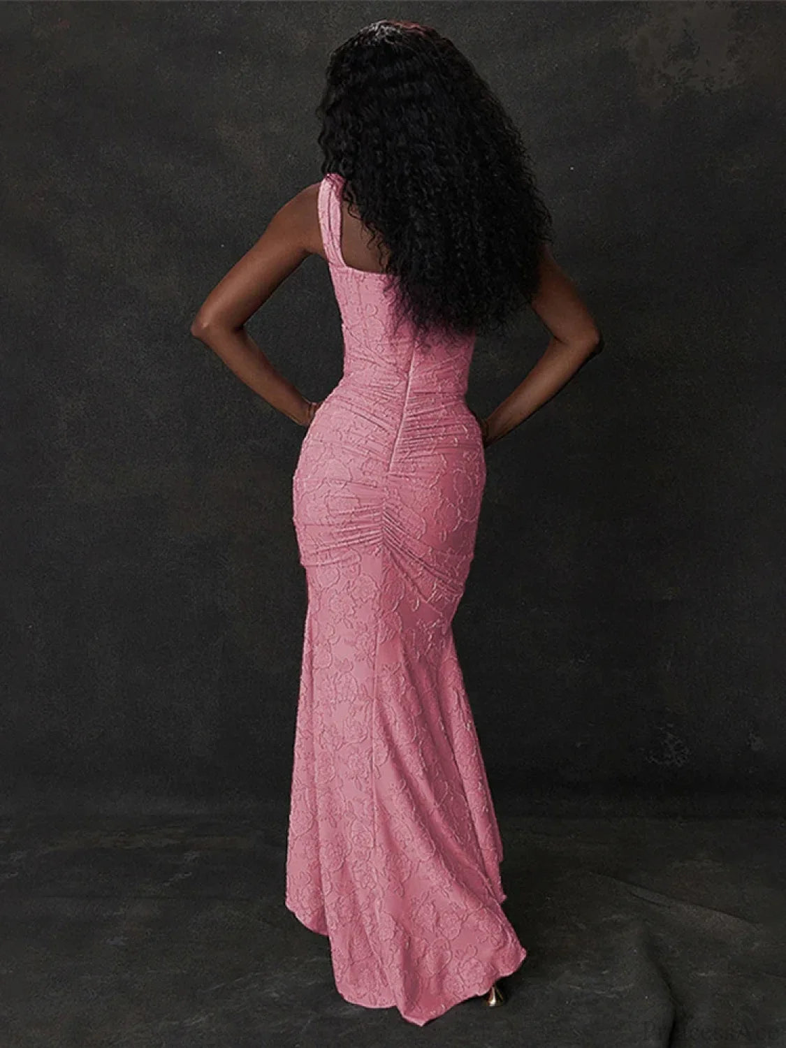 Jacquard Off Shoulder Mermaid Vacation Dress vacationdress-250223