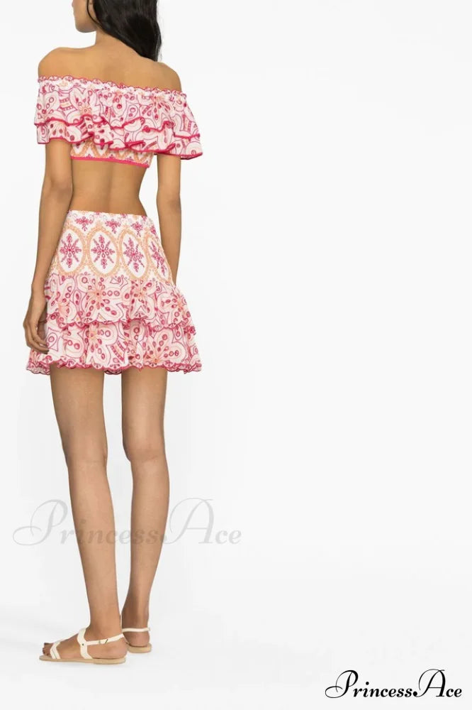 Jessica Bara Stylish Vanessa Ruffle Set