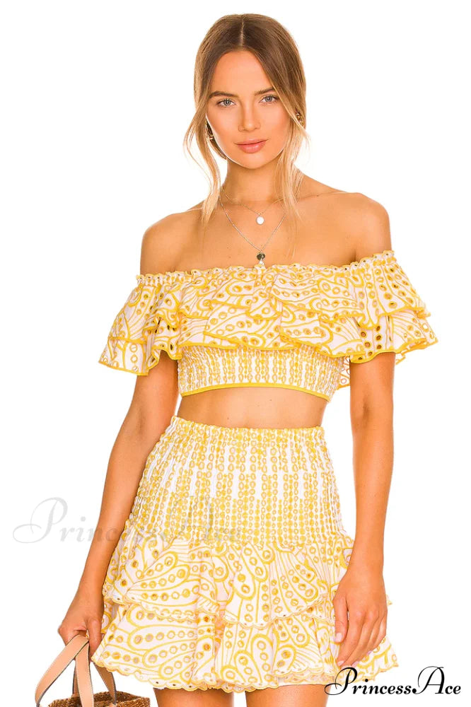 Jessica Bara Vanessa Ruffle Set | Dress In Beauty