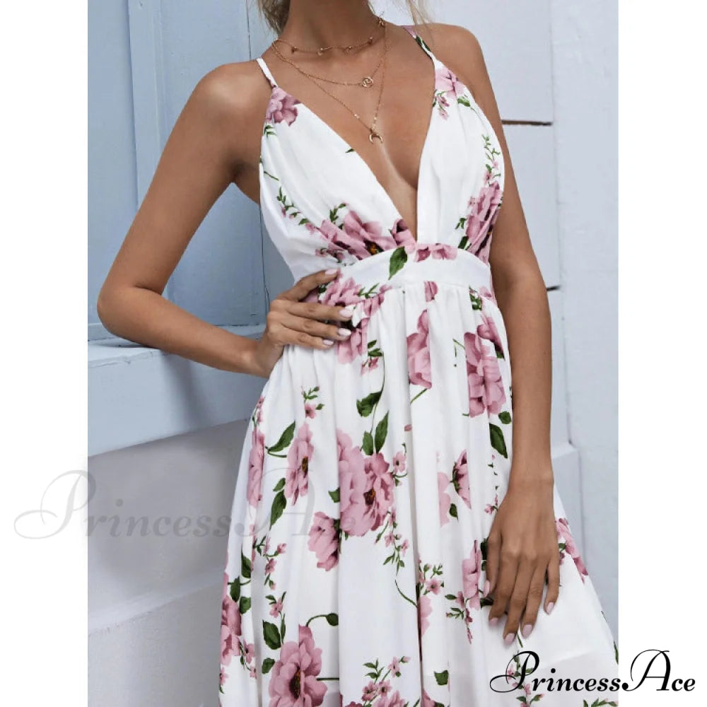 Julian Floral Stylish Chiffon A-Line Dress S.o. Long Dresses