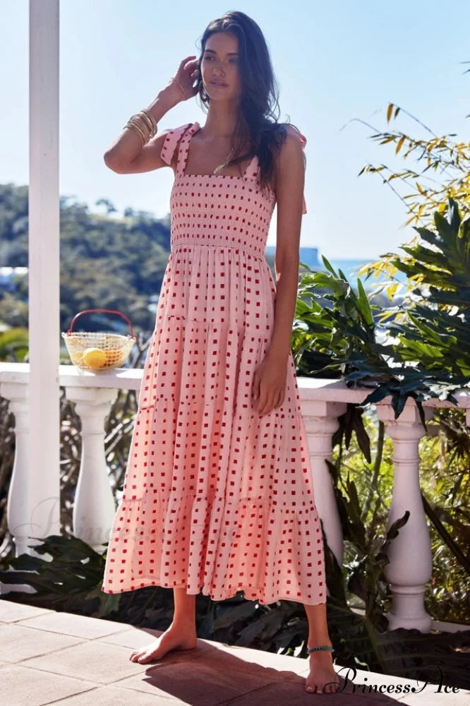 Katie Smocked Maxi Dress | Dress In Beauty