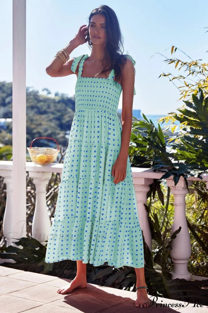 Katie Smocked Maxi Dress | Dress In Beauty