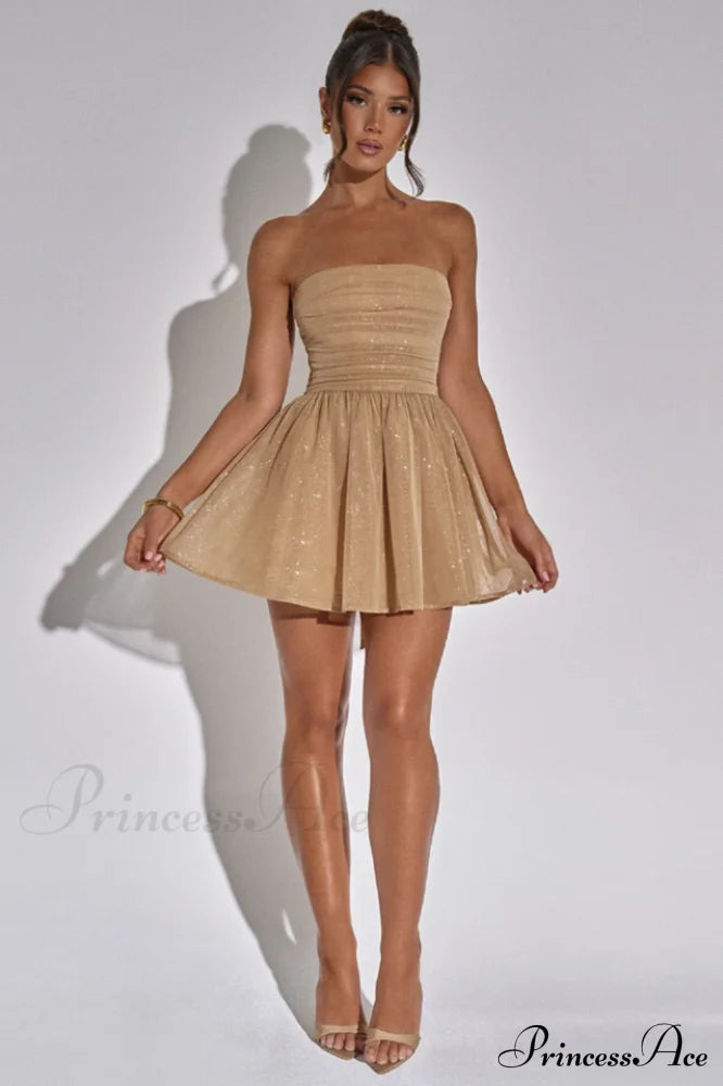 Katrina Elegant Mini Dress Party Dresses-L