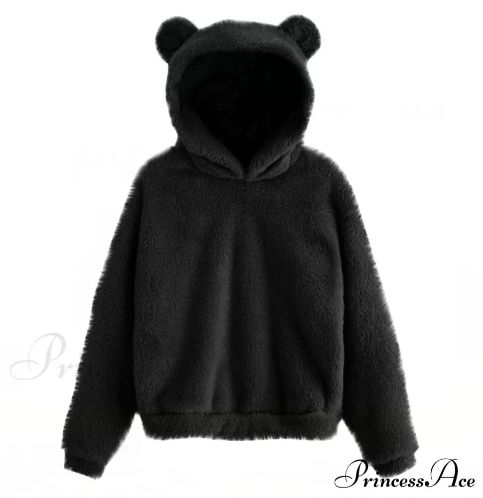 Kawaii Pullover Harajuku Oversize Hoodie Black / S Sweatshirts & Hoodies-L