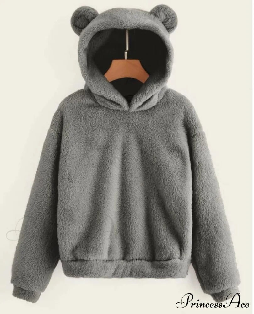 Kawaii Pullover Harajuku Oversize Hoodie Dark Grey / S Sweatshirts & Hoodies-L