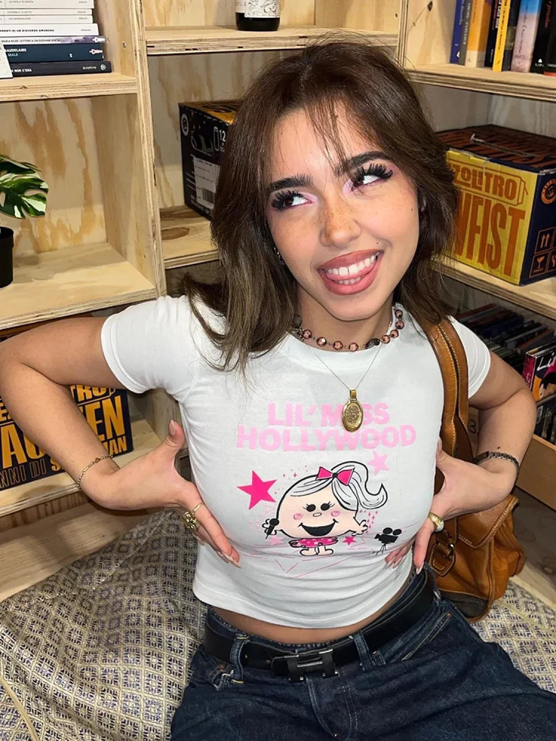 Kawaii Short Sleeve Crop Top T-shirt t-shirt-250223