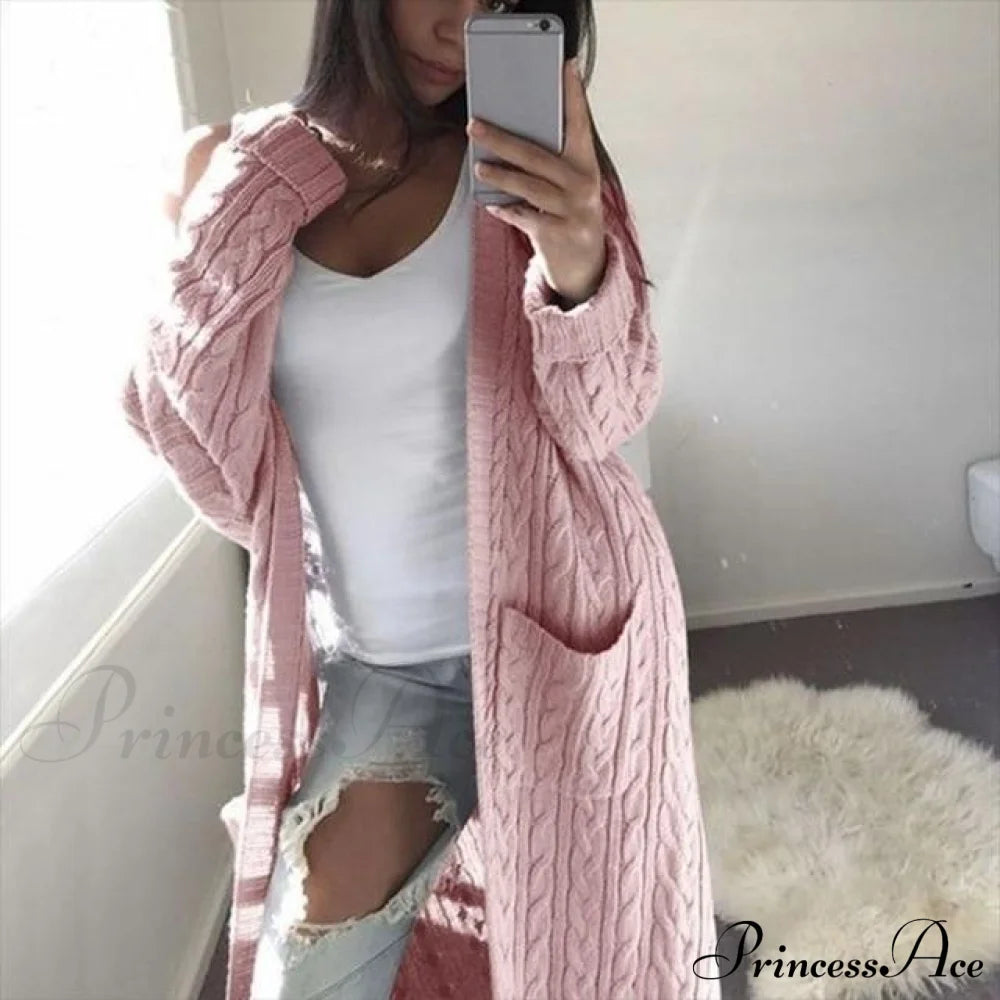 Casual Warm Knitted Cardigan Pink also bought Best Sellings cardigan cardigans clothes Sale tops Topseller