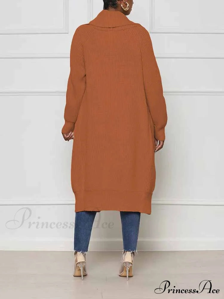 Knitted Sleeveless Graceful Floral Mini Dress Cardigan