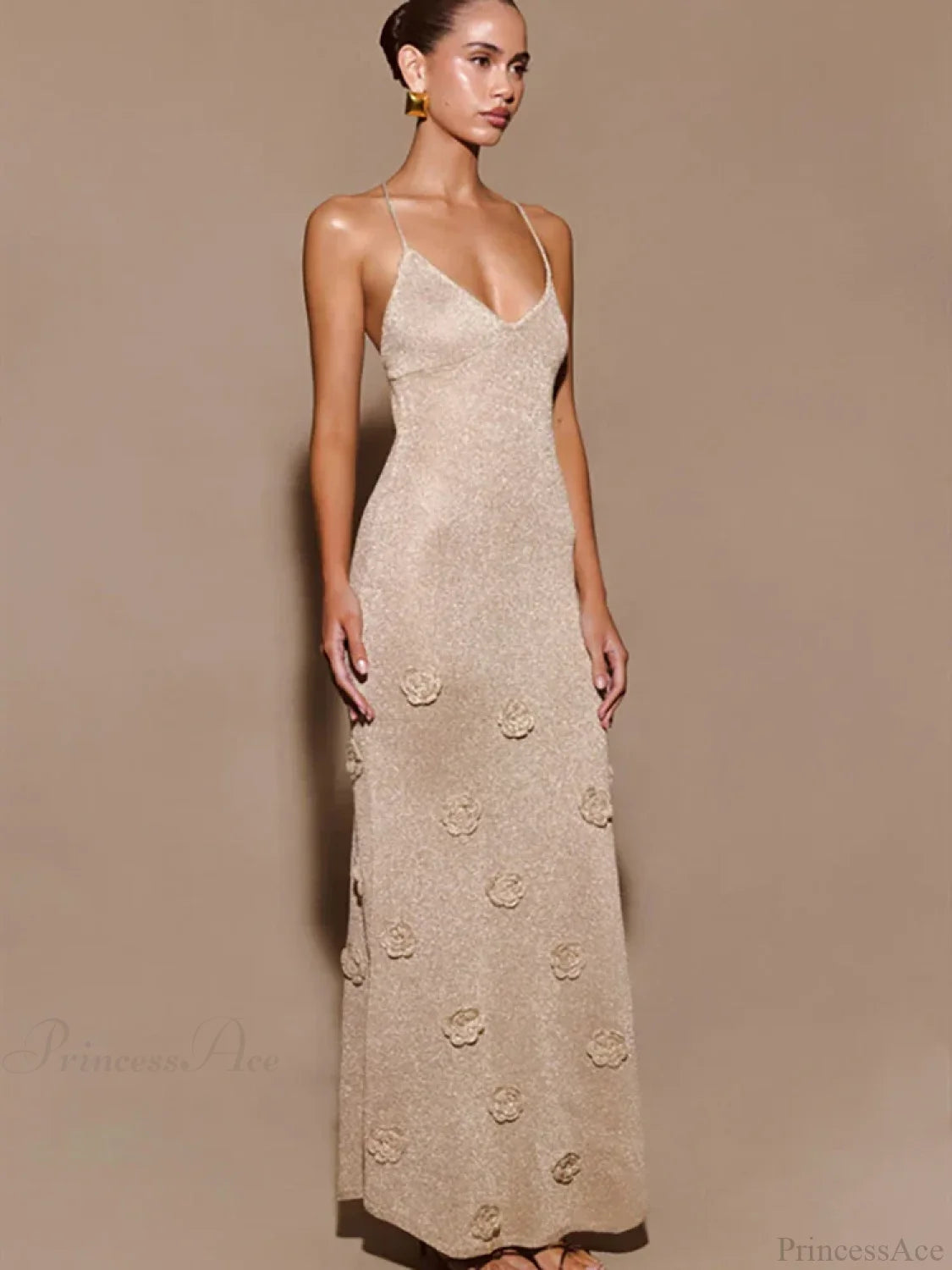 Knitted Spaghetti Vacation Dress vacationdress-250223