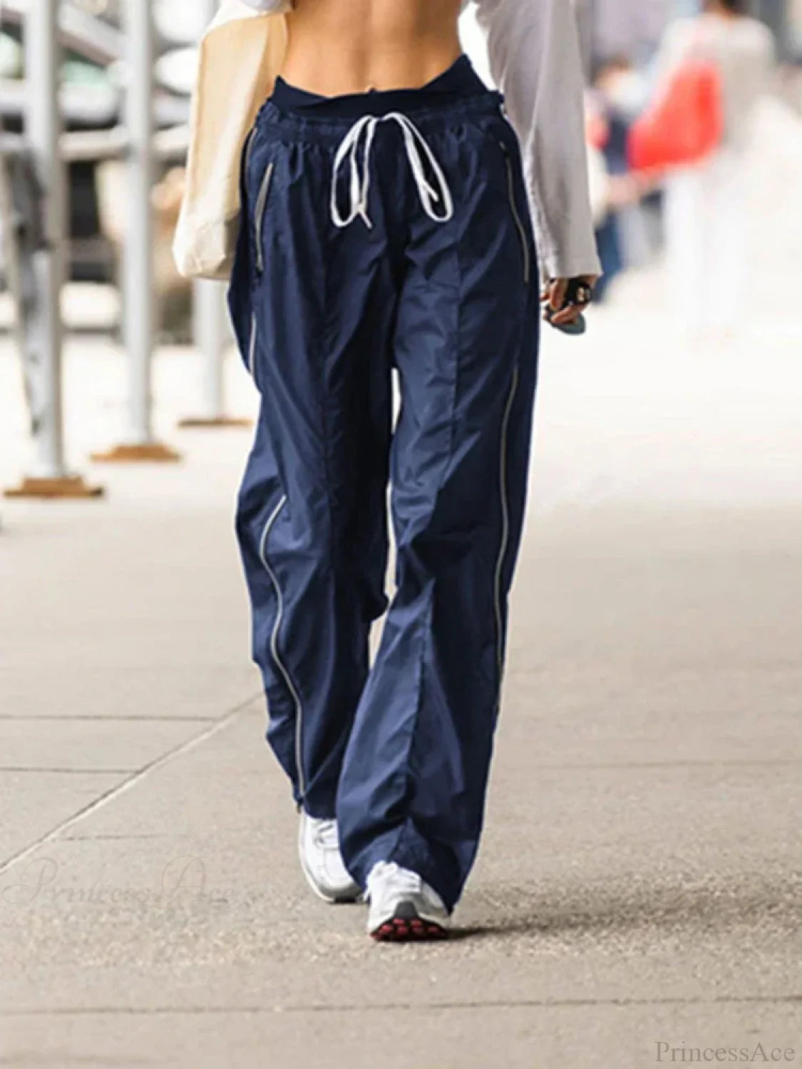 Korean Side Stripe Low Rise Pants