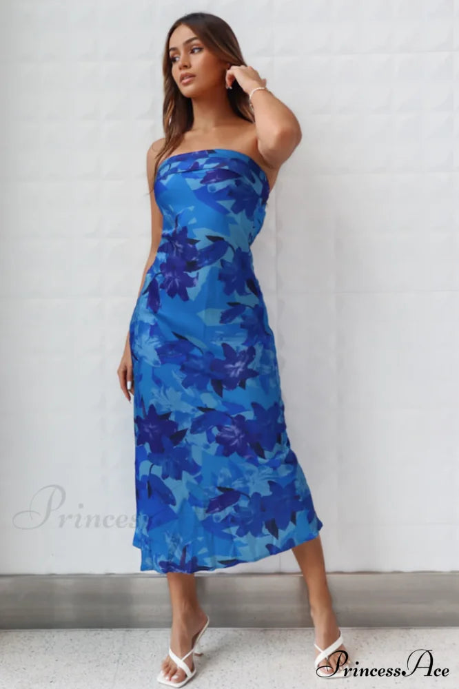 Kyra Satin Midi Dress | Dress In Beauty