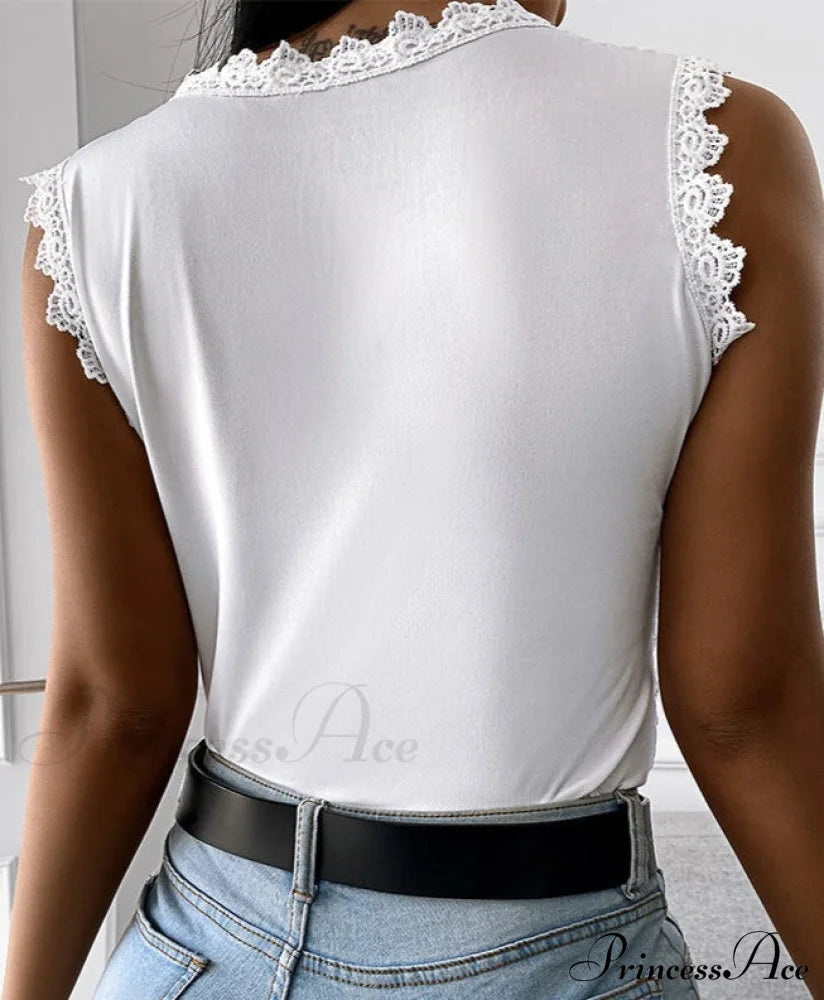 Lace Floral Top Tops & Blouses