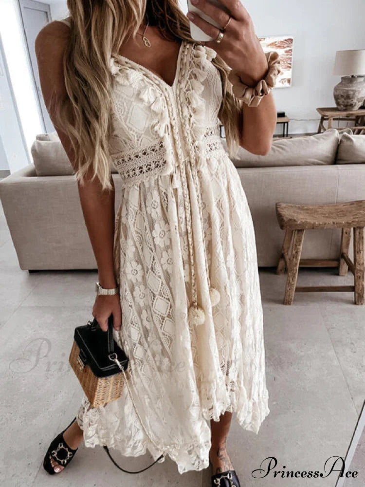 Lace Gown Slip For Elegant Women Women’s Dress