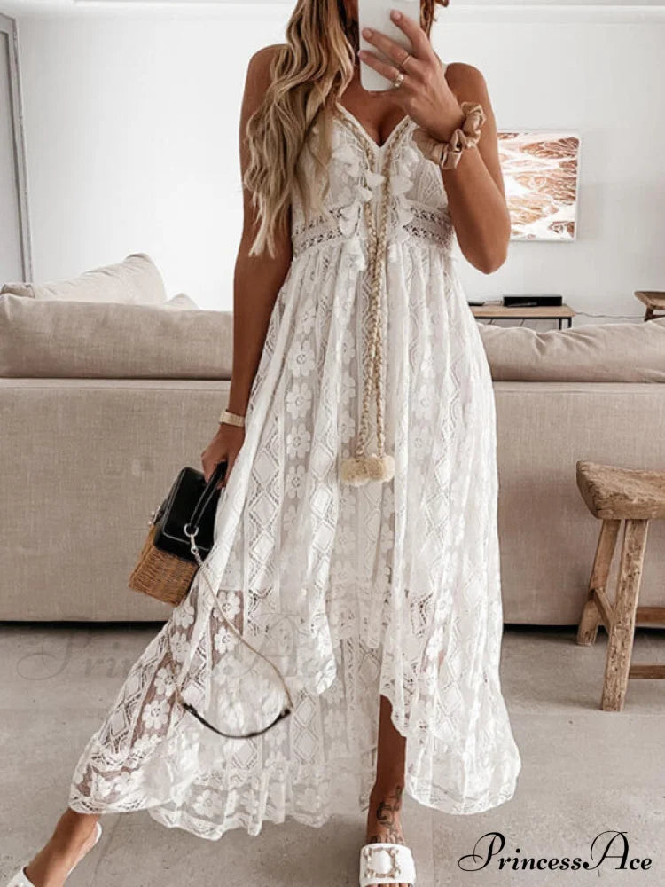 Lace Gown Slip For Elegant Women Women’s Dress