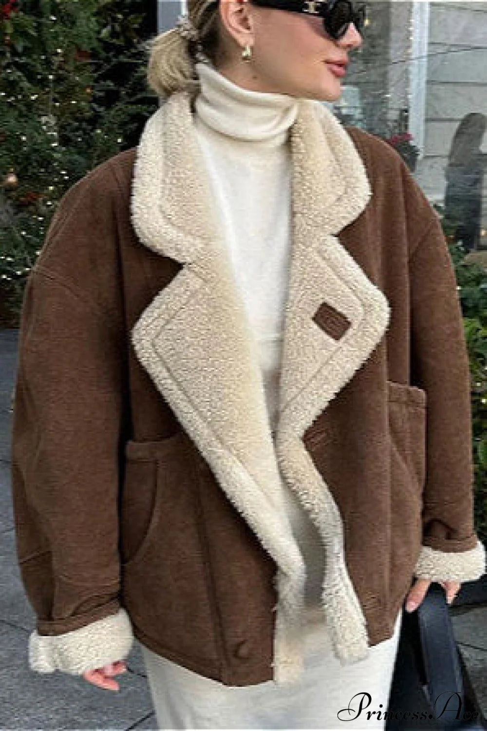 Lambswool Retro Loose Casual Coat